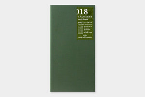 Traveler's Notebook Refill - Regular Size - 018 Weekly Free Diary Vertical - Smidapaper Ikigai Shop