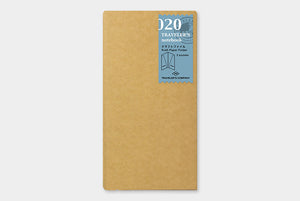 Traveler's Notebook Refill - Regular Size - 020 Kraft Paper Folder - Smidapaper Ikigai Shop