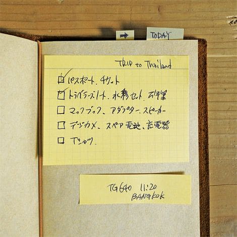 Traveler's Notebook Refill - Regular Size - 022 Sticky Notes - Smidapaper Ikigai Shop