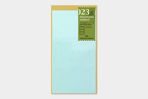 Traveler's Notebook Refill - Regular Size - 023 Film Pocket Sticker - Smidapaper Ikigai Shop