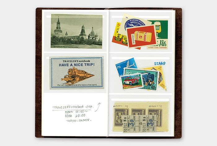 Traveler's Notebook Refill - Regular Size - 023 Film Pocket Sticker - Smidapaper Ikigai Shop