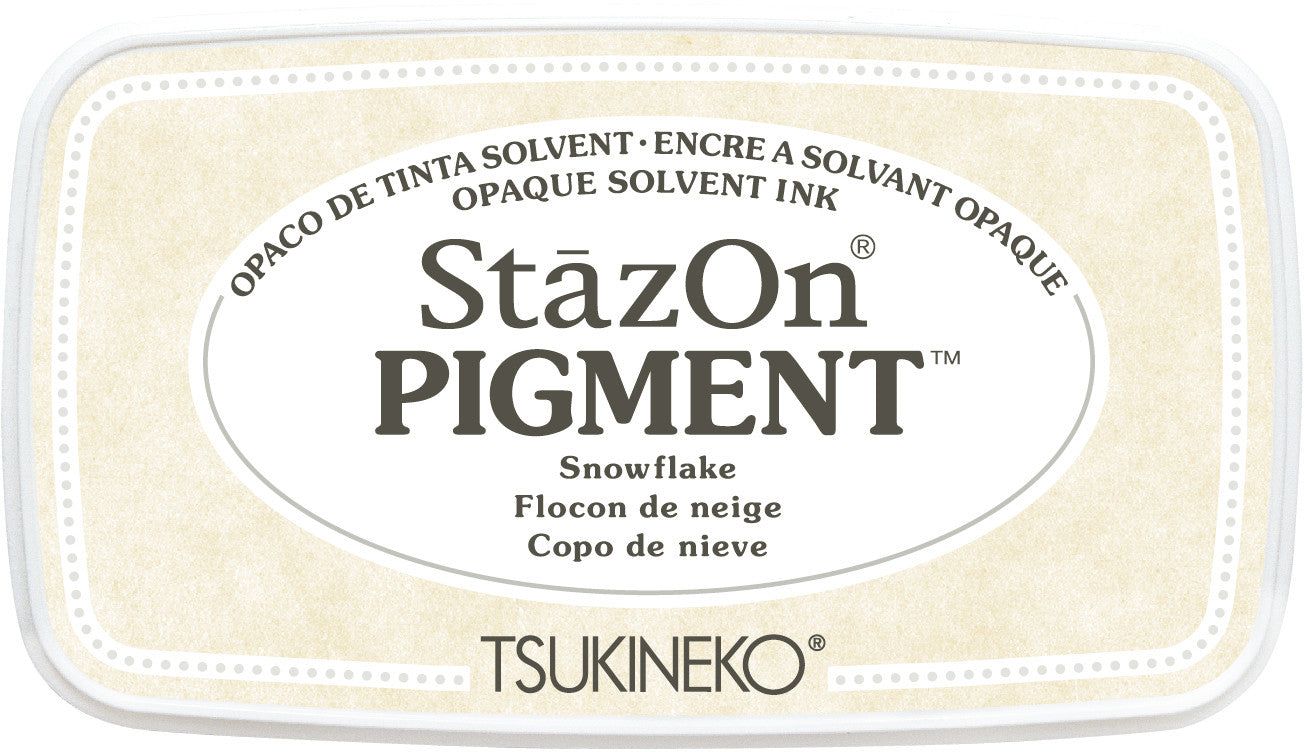 Tsukineko - StazOn Pigment - Snowflake - Smidapaper Ikigai Shop
