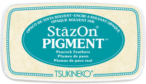 Tsukineko - StazOn Pigment - Peacock Feathers - Smidapaper Ikigai Shop