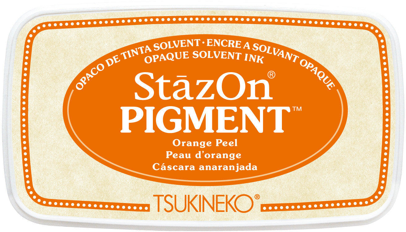Tsukineko - StazOn Pigment -Orange Peel - Smidapaper Ikigai Shop