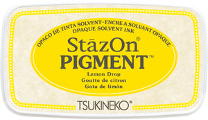 Tsukineko - StazOn Pigment - Lemon Drop - Smidapaper Ikigai Shop