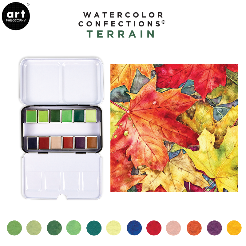 Prima Marketing Watercolor Confections-Terrains - Smidapaper Ikigai Shop