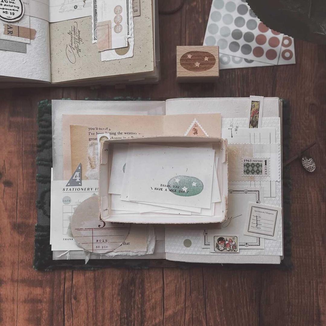 Penny Fei Star, Moon, Cloud Rubber Stamp Set (set of 3) - Smidapaper Ikigai Shop