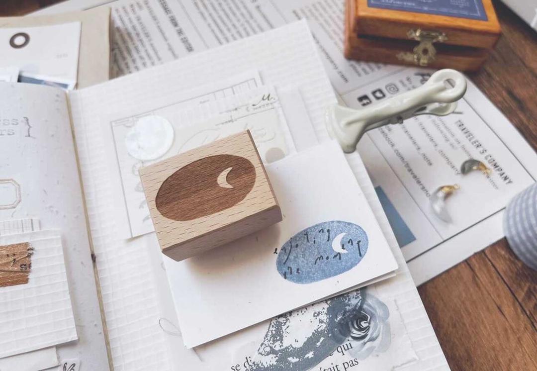Penny Fei Star, Moon, Cloud Rubber Stamp Set (set of 3) - Smidapaper Ikigai Shop