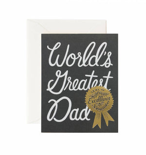 RIFLE PAPER Co. - World's Greatest Dad Greeting Card - Smidapaper Ikigai Shop
