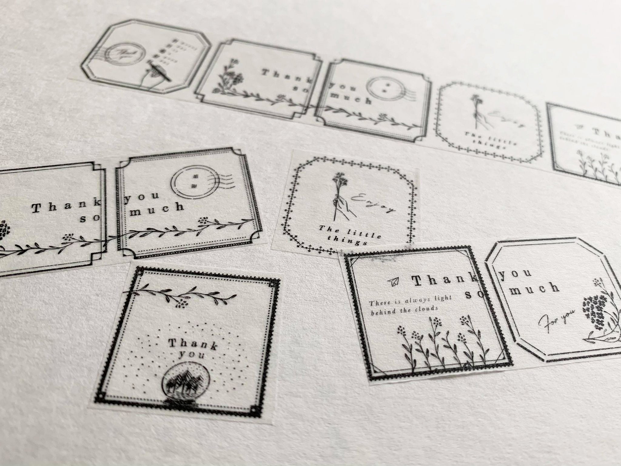 Oeda Letterpress Masking Tape-8 Frame - Smidapaper Ikigai Shop