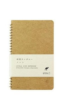 MD Spiral Ring A6 Kangaroo Notebook - Smidapaper Ikigai Shop