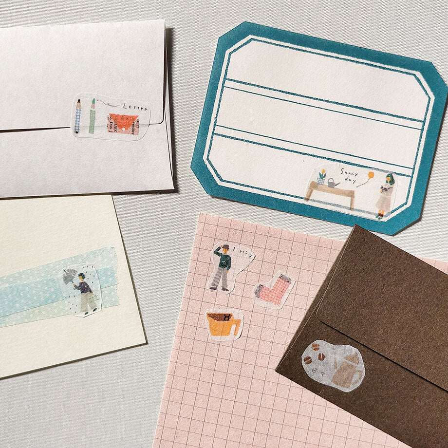 Miki Tamura Washi Tape: Fine Day - Smidapaper Ikigai Shop