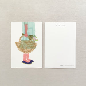 Miki Tamura Postcard: Outing - Smidapaper Ikigai Shop