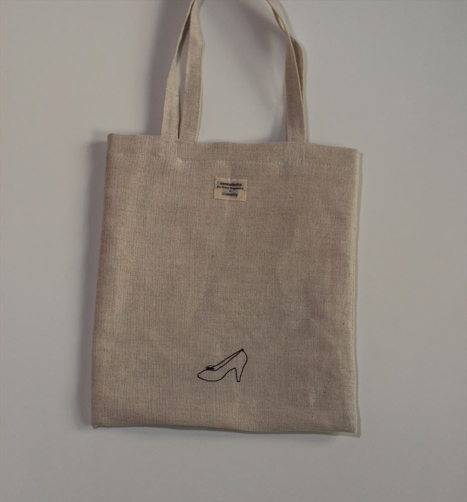 Classiky x Sennokoto Linen Embroidery Mini Bag - Actress - Smidapaper Ikigai Shop