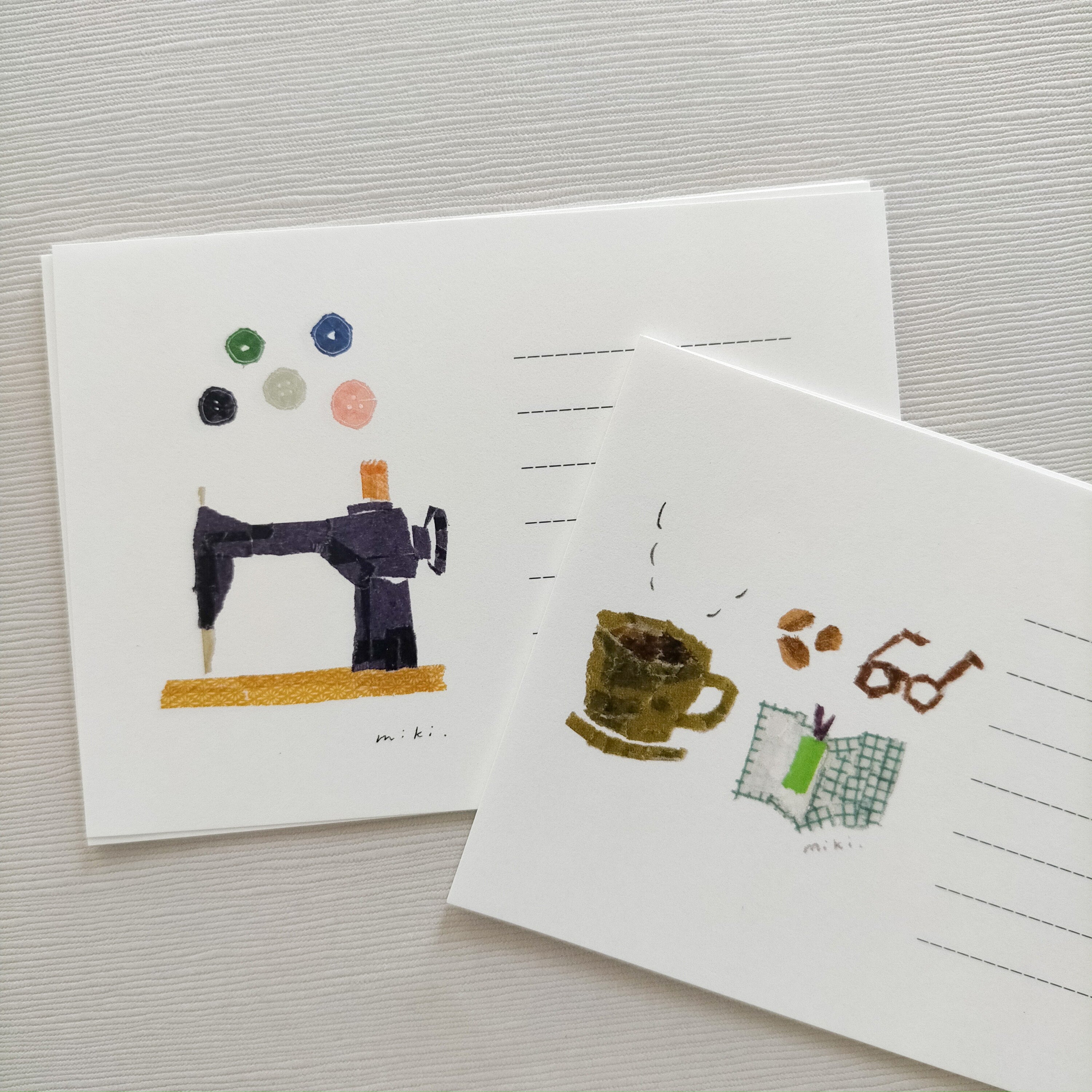 Miki Tamura Note Paper: Hobby Time - Smidapaper Ikigai Shop