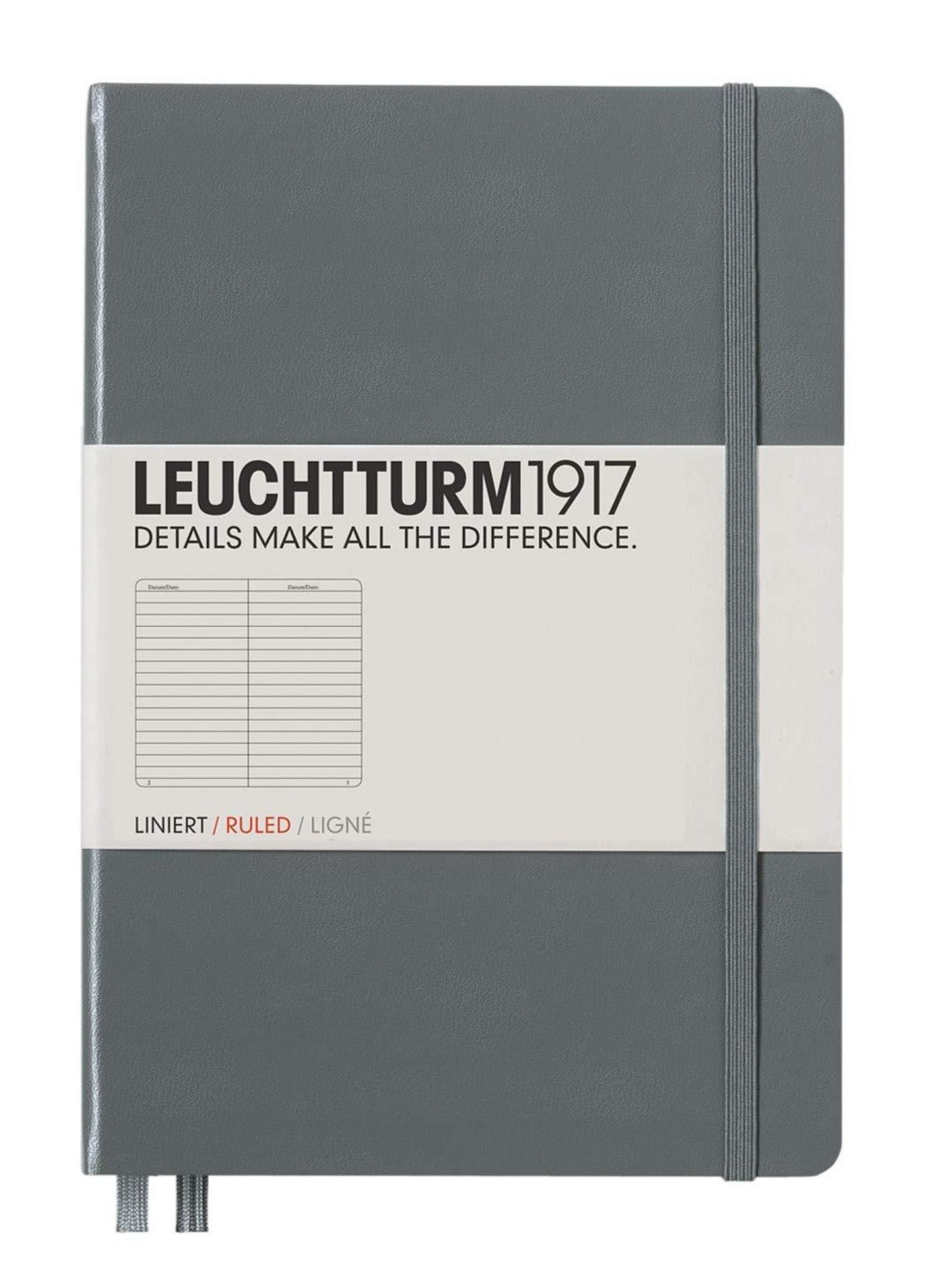 Leuchtturm1917 - A5 Medium Ruled Notebook (multiple colours available) - Smidapaper Ikigai Shop