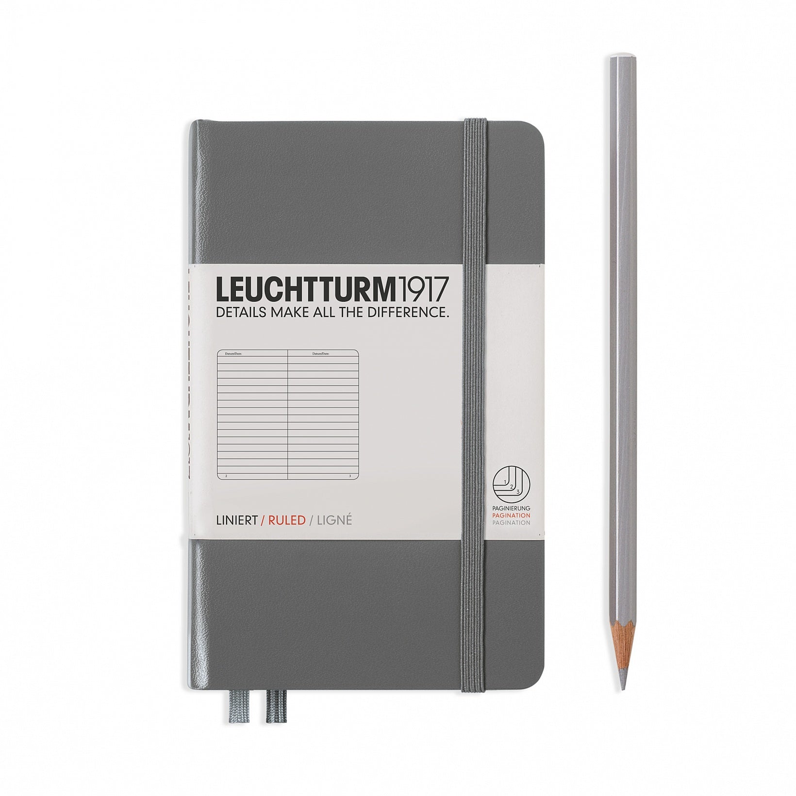 Leuchtturm1917 - A6 Ruled Hardcover Notebook (multiple colours available) - Smidapaper Ikigai Shop