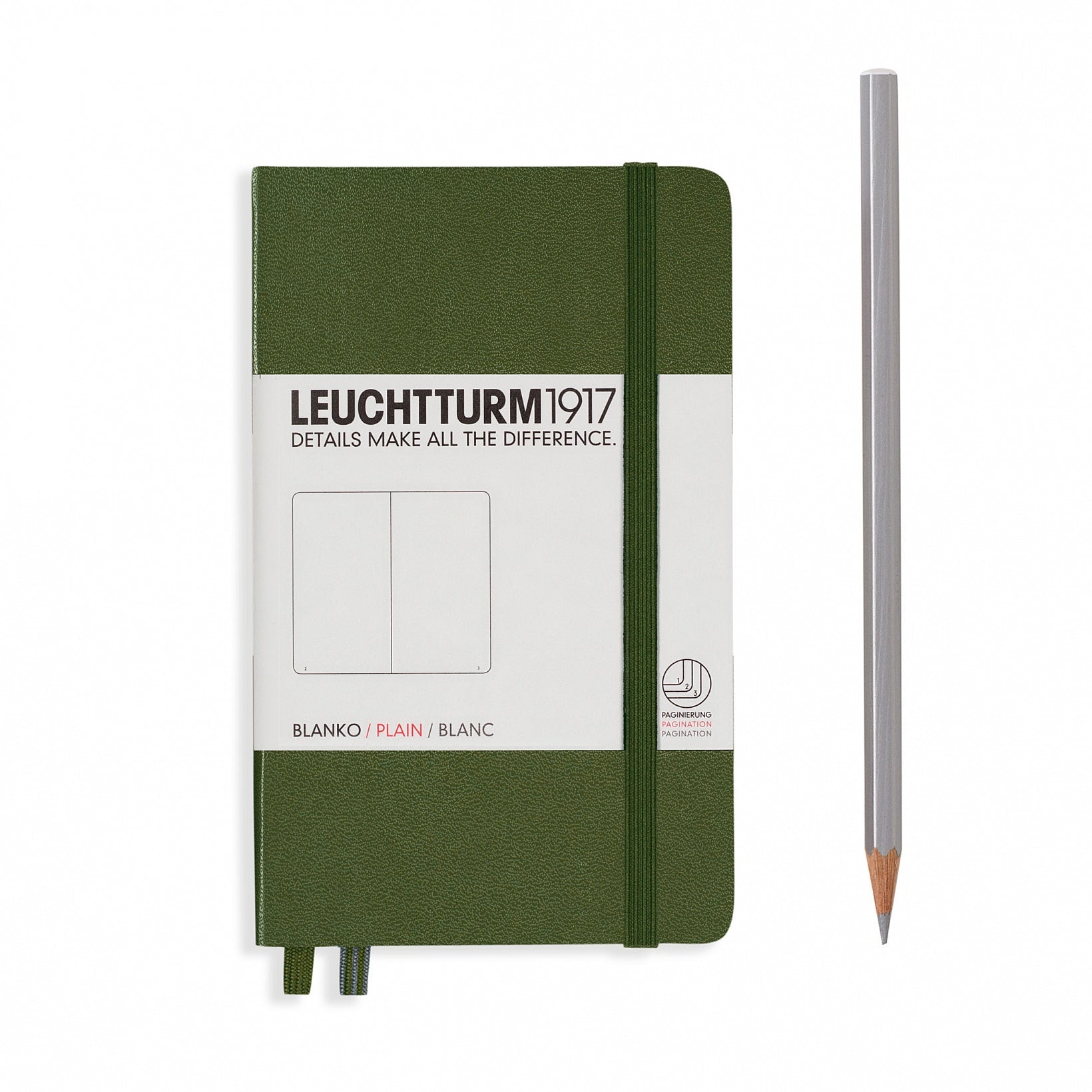 Leuchtturm1917 - A6 Blank Hardcover Notebook (multiple colours available) - Smidapaper Ikigai Shop