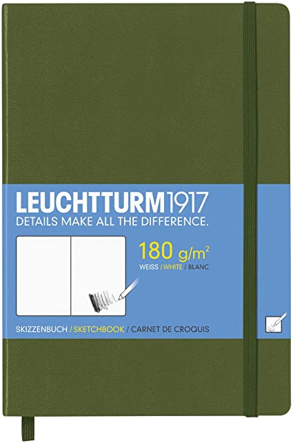 Leuchtturm1917 - A5 Medium Sketchbook Hardcover (multiple colours available) - Smidapaper Ikigai Shop