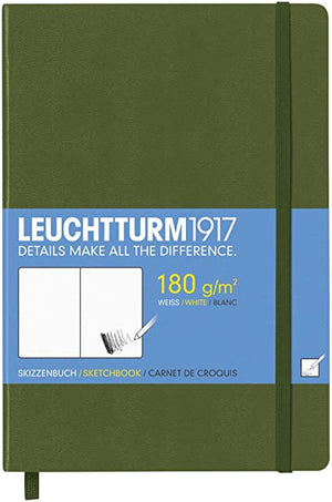 Leuchtturm1917 - A5 Medium Sketchbook Hardcover (multiple colours available) - Smidapaper Ikigai Shop