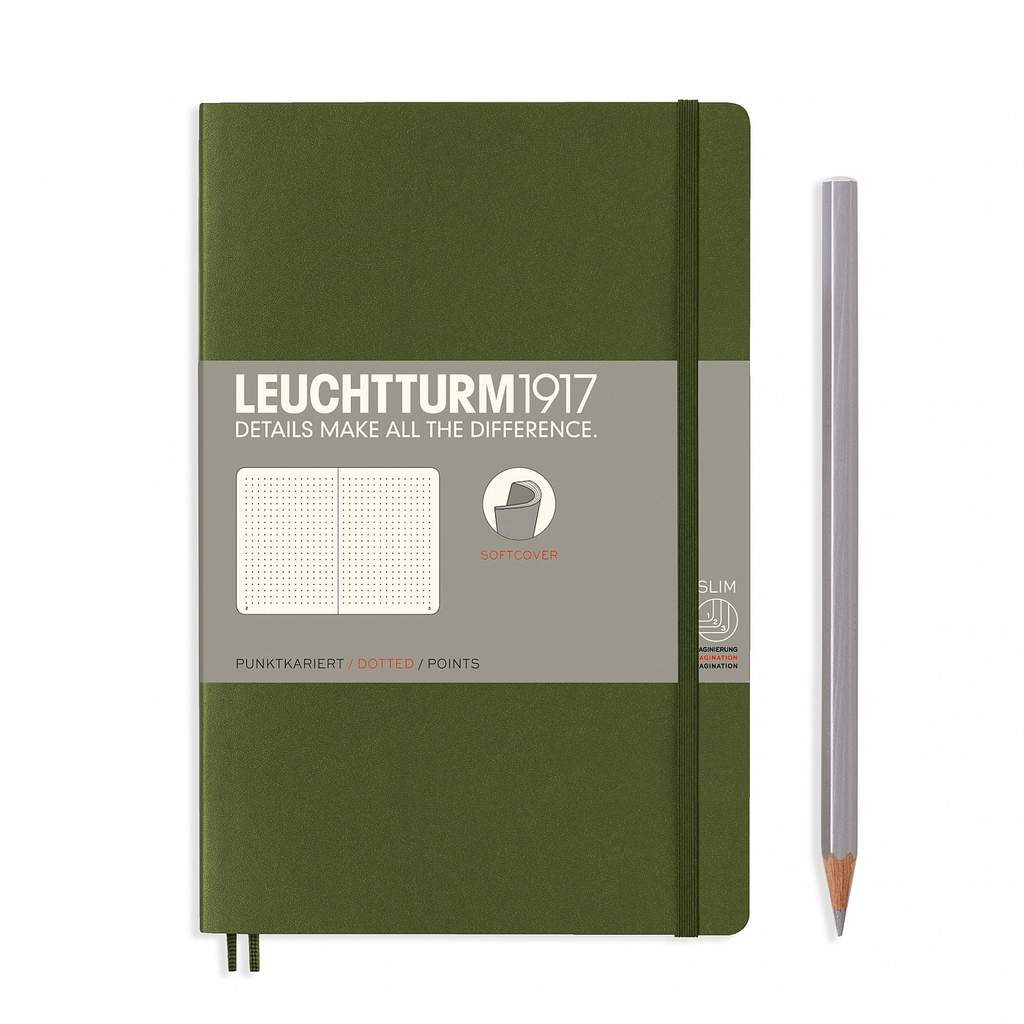 Leuchtturm1917 - B6+ Paperback Softcover Dotted Notebook (multiple colours available) - Smidapaper Ikigai Shop