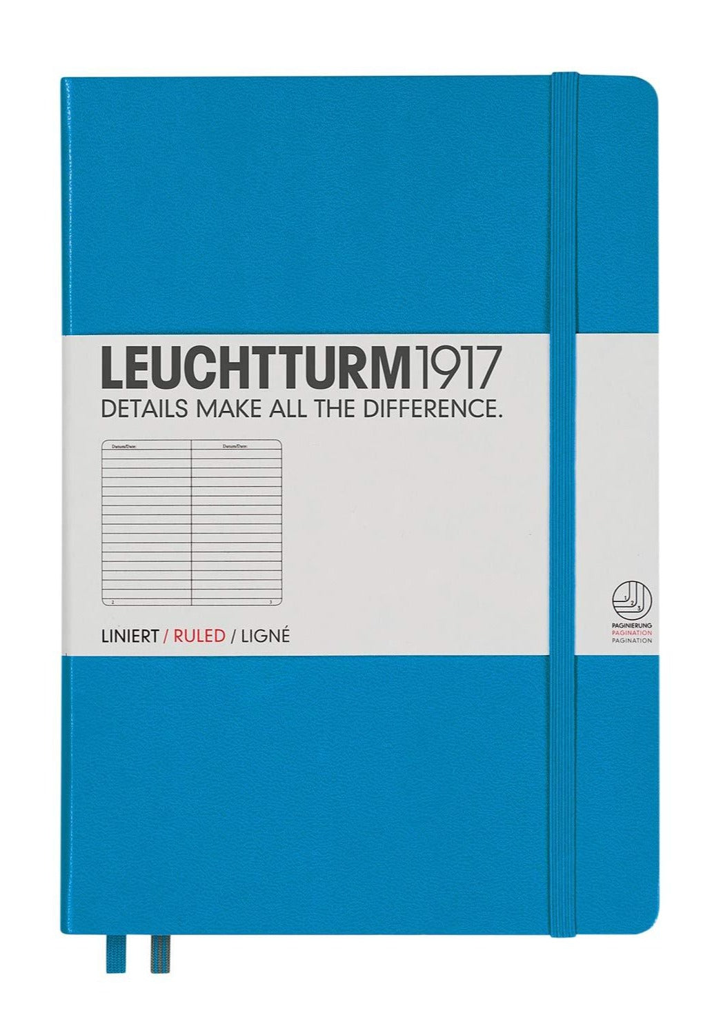 Leuchtturm1917 - A5 Medium Ruled Notebook (multiple colours available) - Smidapaper Ikigai Shop
