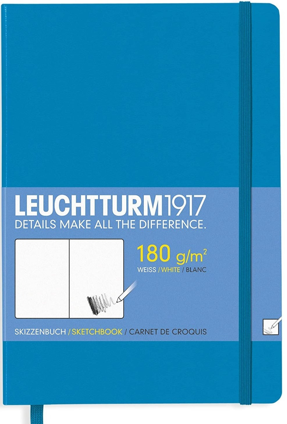 Leuchtturm1917 - A5 Medium Sketchbook Hardcover (multiple colours available) - Smidapaper Ikigai Shop