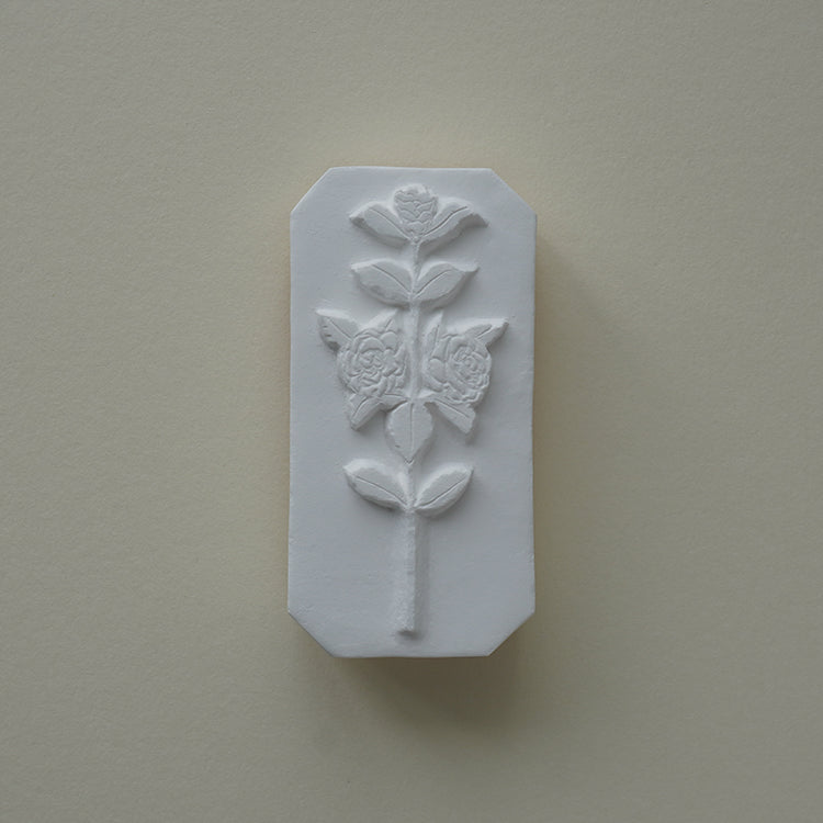 Vol. 5 One Flower One Prayer: Handmade Stone Seal Stamps (5 designs) - Smidapaper Ikigai Shop