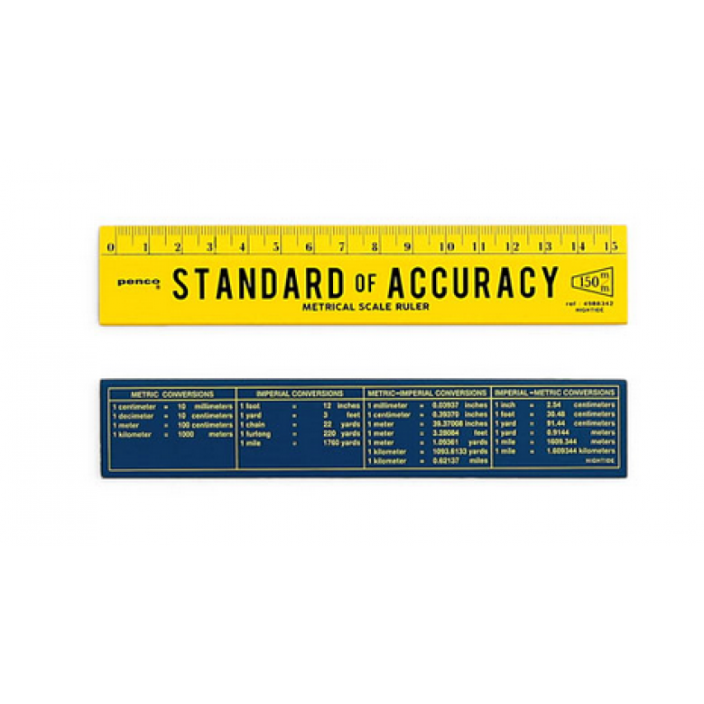 Penco Wooden Metric Ruler - Smidapaper Ikigai Shop