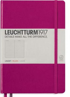 Leuchtturm1917 - A5 Medium Ruled Notebook (multiple colours available) - Smidapaper Ikigai Shop