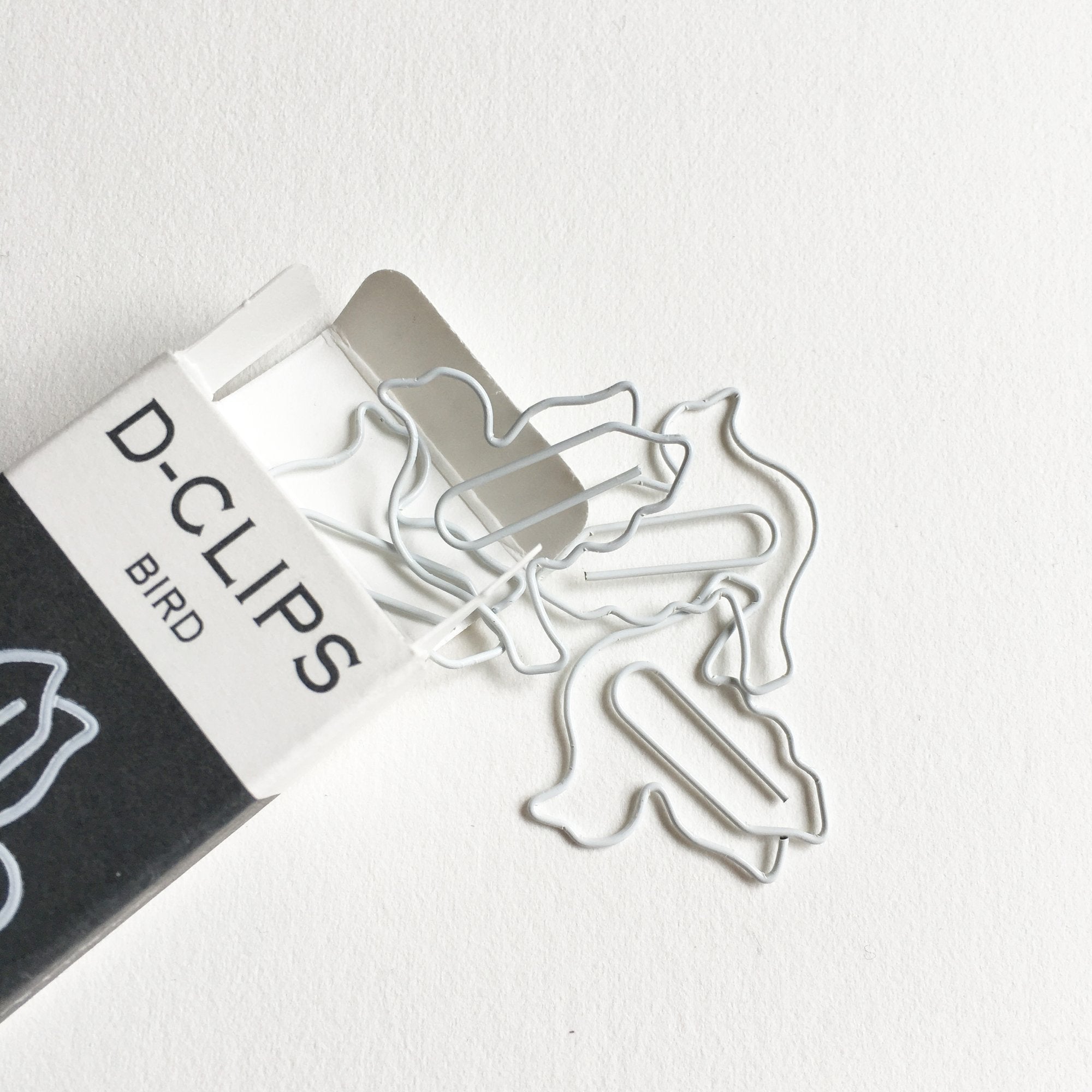 Midori D-Clips Bird ( White ) - Smidapaper Ikigai Shop