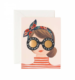 RIFLE PAPER Co. - Birthday Girl Greeting Card - Smidapaper Ikigai Shop