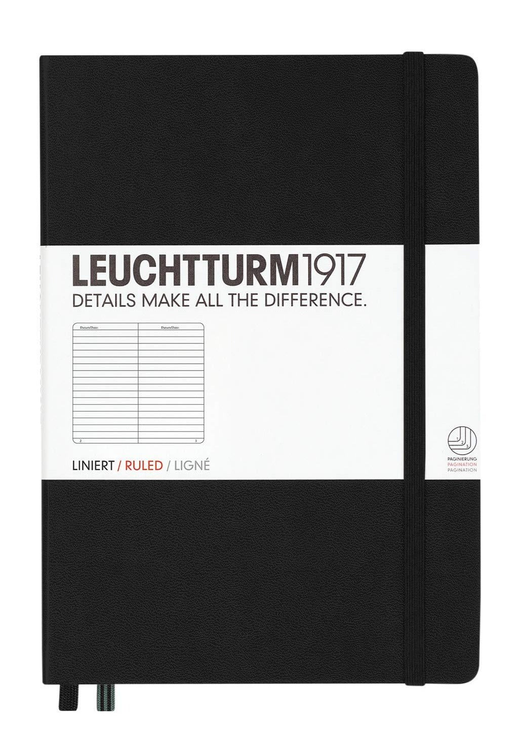 Leuchtturm1917 - A5 Medium Ruled Notebook (multiple colours available) - Smidapaper Ikigai Shop