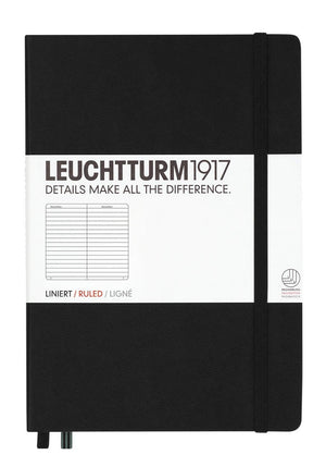 Leuchtturm1917 - A5 Medium Ruled Notebook (multiple colours available) - Smidapaper Ikigai Shop