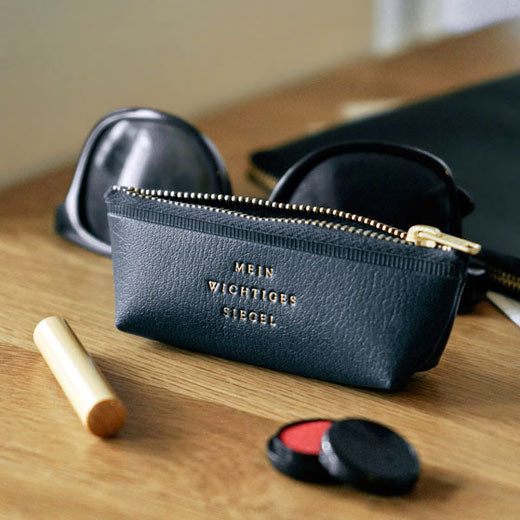 Classic Series Fastener Seal Case - Black - Smidapaper Ikigai Shop