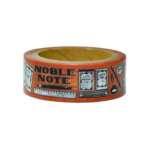LIFE Noble 10th Anniversary Limited Edition Washi Tape - Tobacco - Smidapaper Ikigai Shop