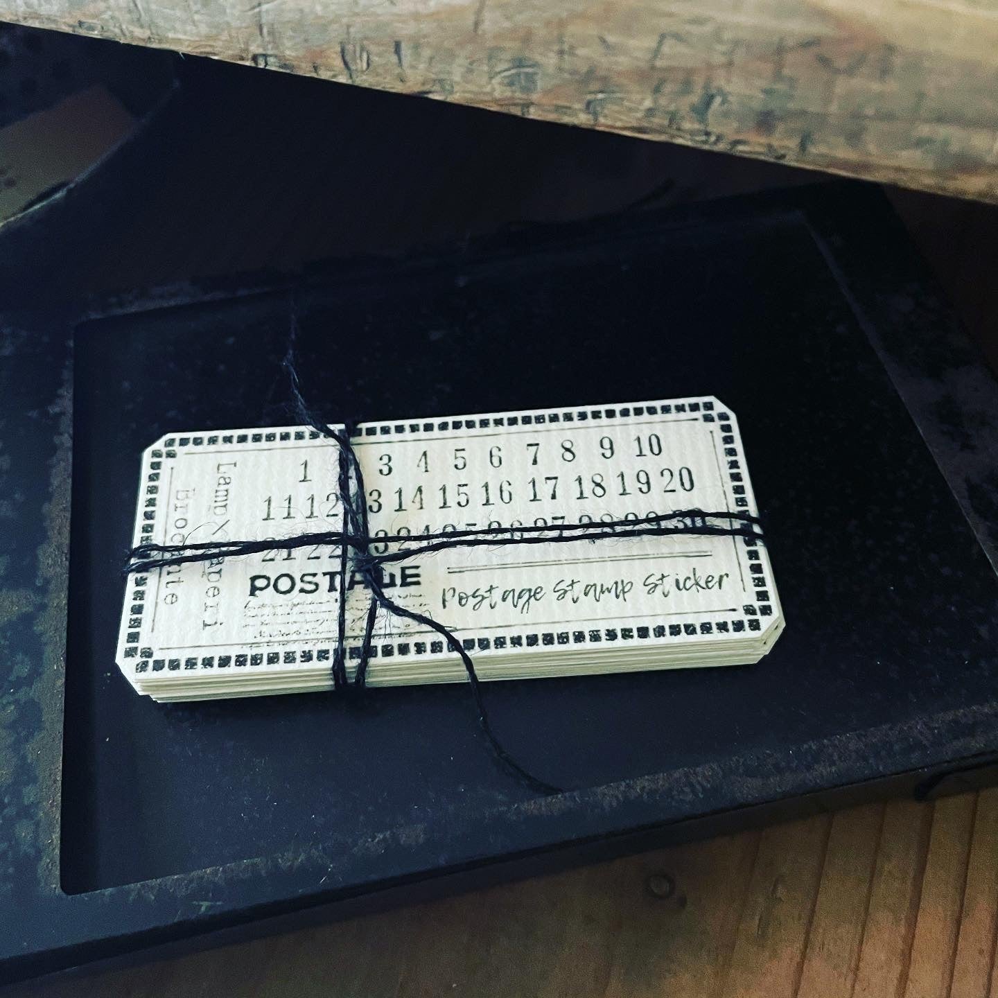Lamp x Paperi Postale Number Cover Sticker - Smidapaper Ikigai Shop