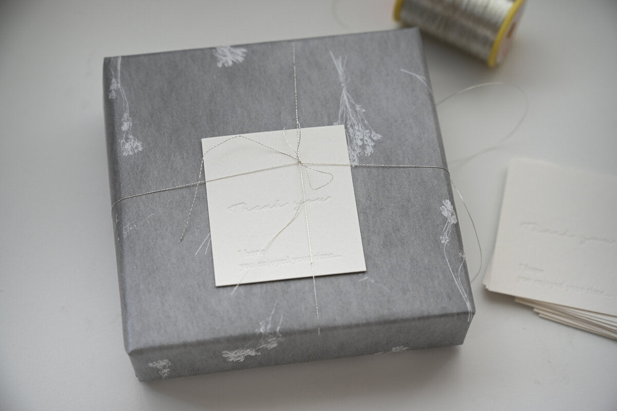 Tutty Design A4 Wrapping Paper: Astralantia: Slate Gray - Smidapaper Ikigai Shop
