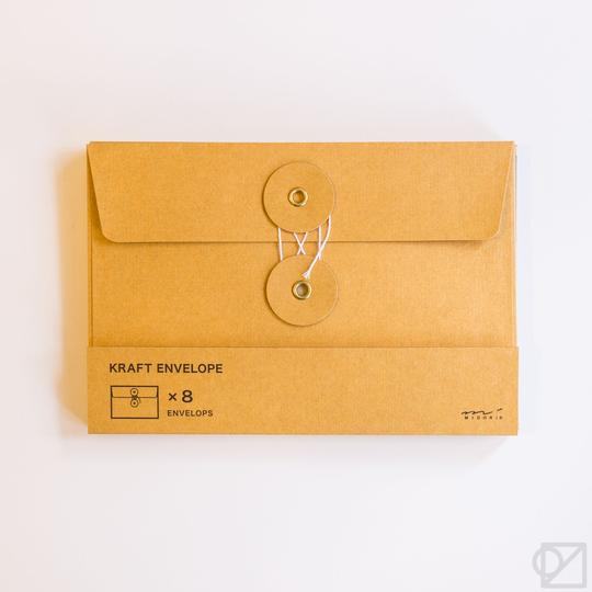 MD Kraft Envelope Large - Smidapaper Ikigai Shop