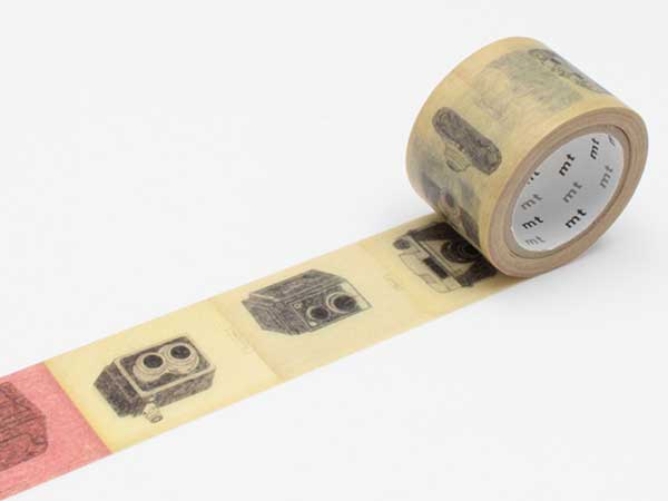 MT x Philippe Weisbecker Camera Washi Tape MTWEIS02 - Smidapaper Ikigai Shop