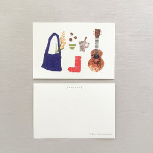 Miki Tamura Postcard: Sound and Life - Smidapaper Ikigai Shop