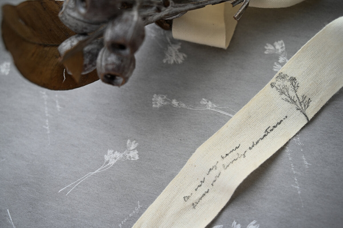 Tutty Design A4 Wrapping Paper: Astralantia: Slate Gray - Smidapaper Ikigai Shop
