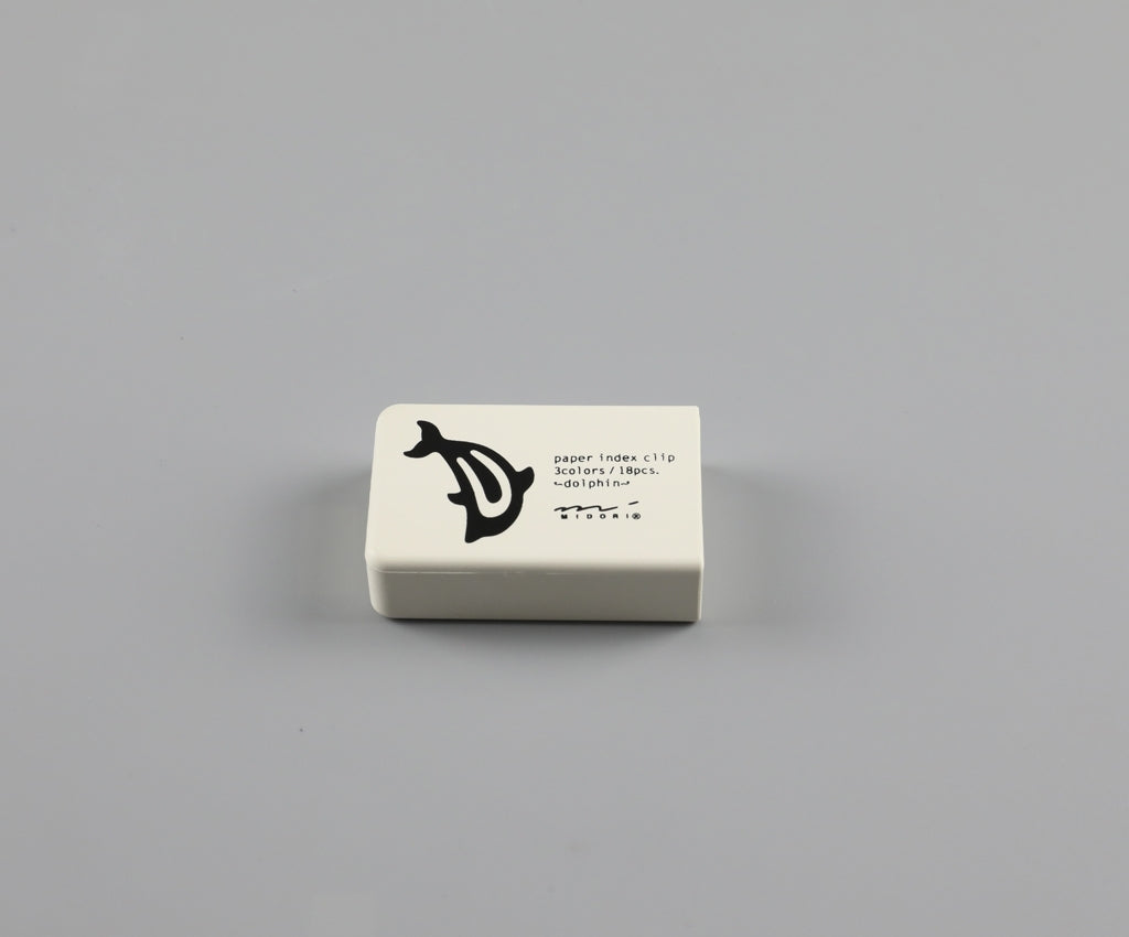 Midori D-Clips Paper Index Clip Dolphin - Smidapaper Ikigai Shop