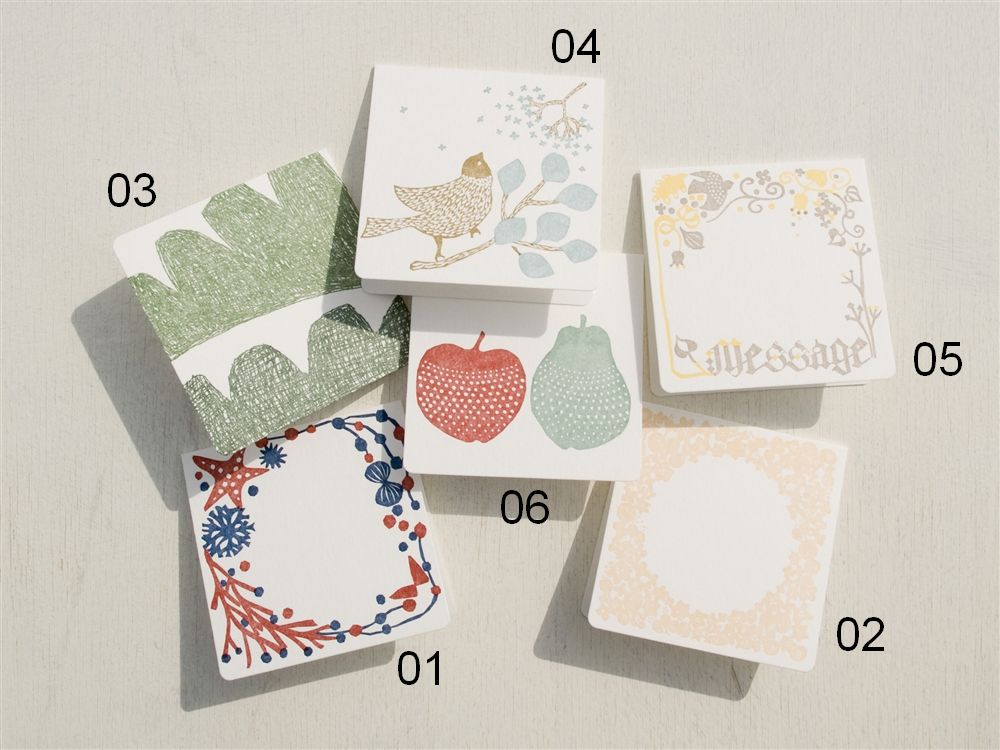 Classiky Letterpress Folded Card Small - Smidapaper Ikigai Shop