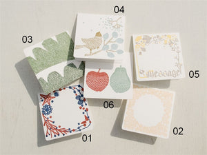 Classiky Letterpress Folded Card Small - Smidapaper Ikigai Shop