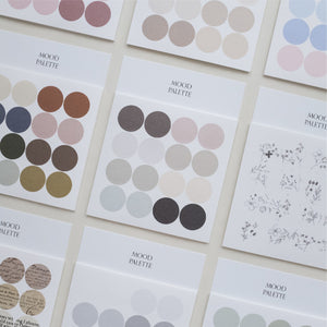 Mood Palette Sticker Sheet (12 types) - Smidapaper Ikigai Shop