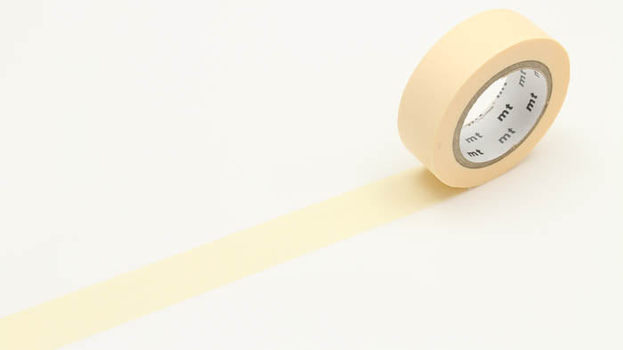 MT Washi Tape - Pastel Ecru MT01P354 - Smidapaper Ikigai Shop