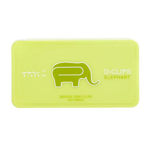 Midori D-Clips Box Elephant - Smidapaper Ikigai Shop