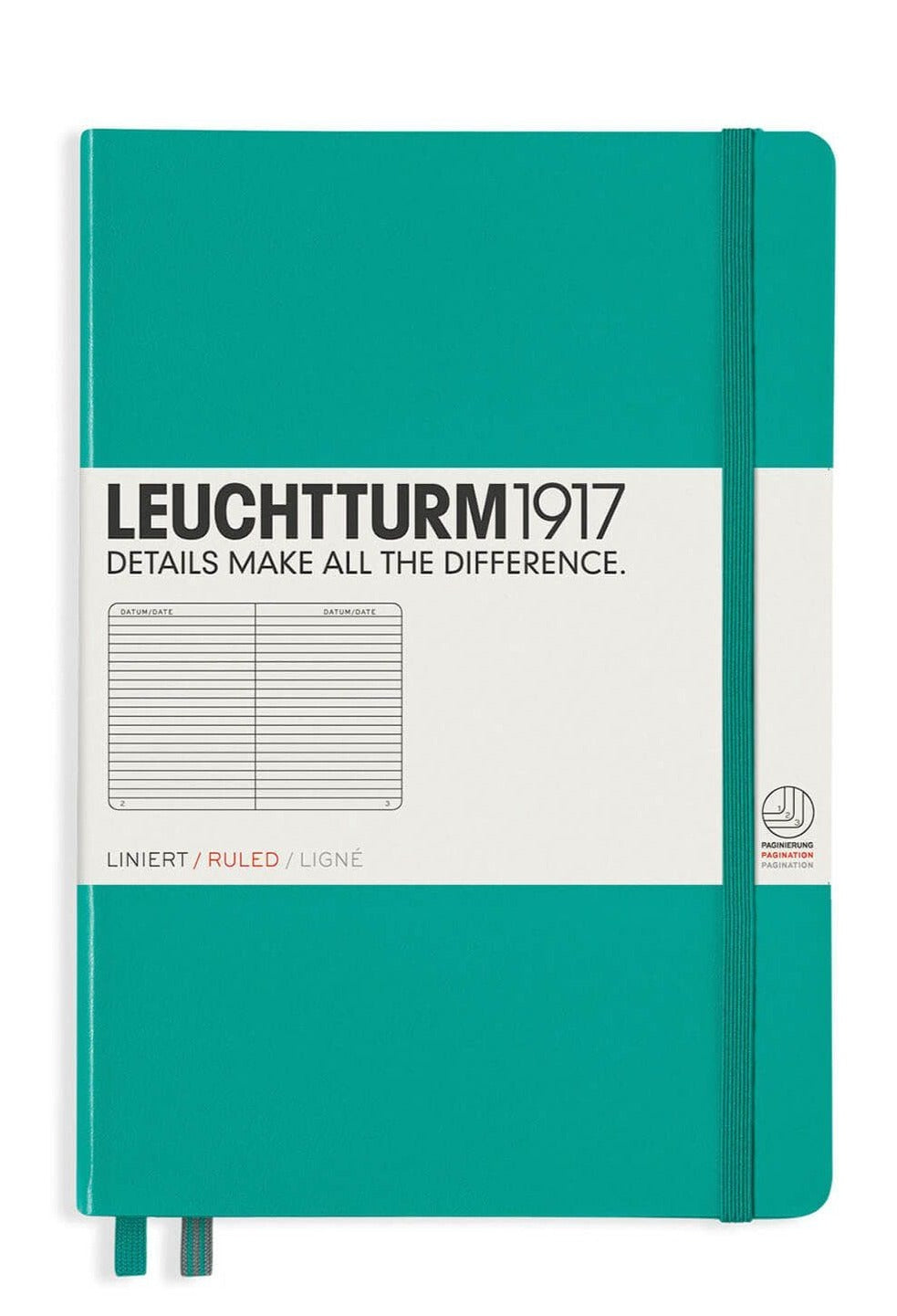 Leuchtturm1917 - A5 Medium Ruled Notebook (multiple colours available) - Smidapaper Ikigai Shop