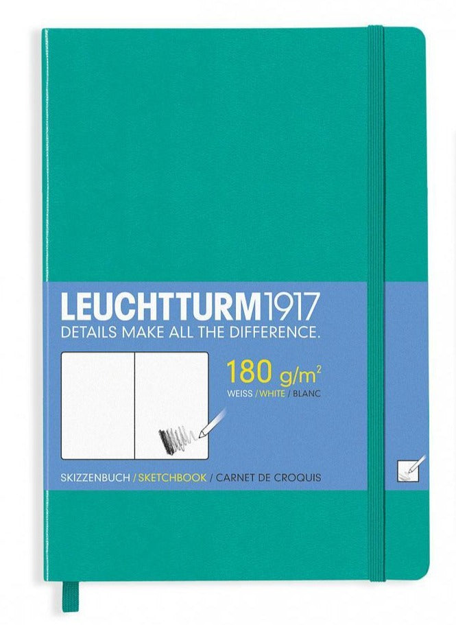 Leuchtturm1917 - A5 Medium Sketchbook Hardcover (multiple colours available) - Smidapaper Ikigai Shop